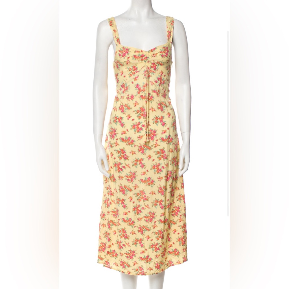 Floral Yellow Maxi Dress. Faithful the Brand